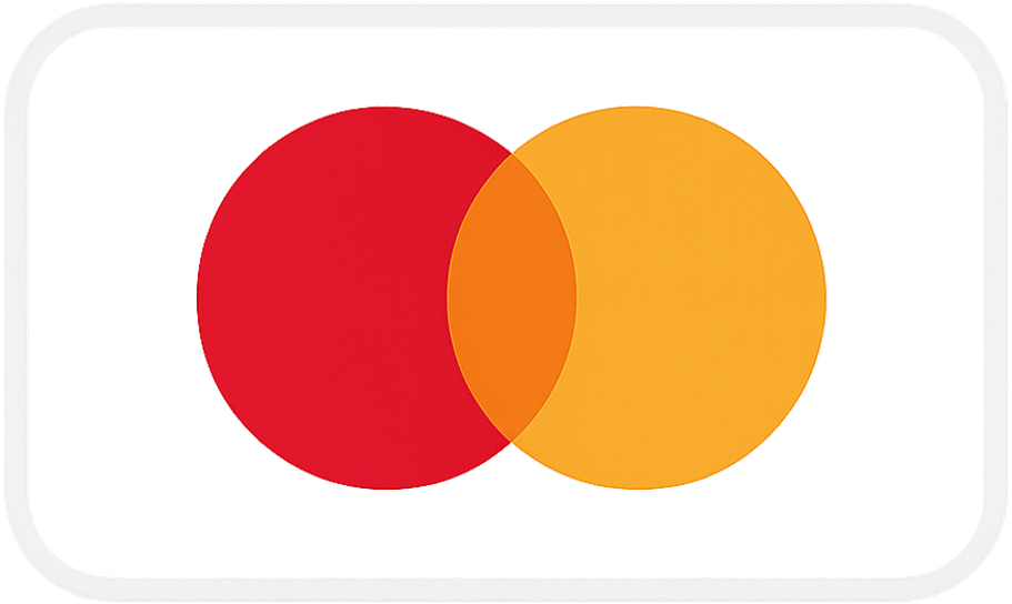 Accepted payment method – Mastercard.