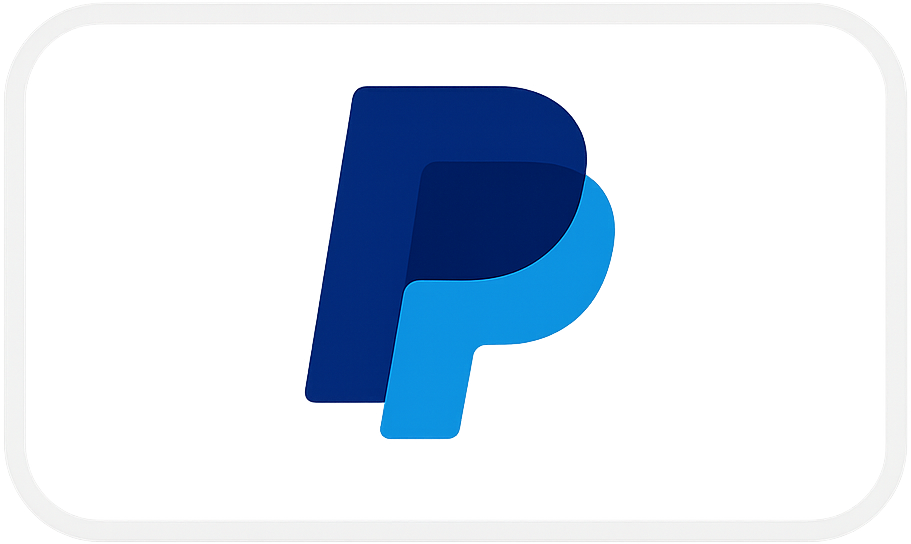 Accepted payment method – PayPal.